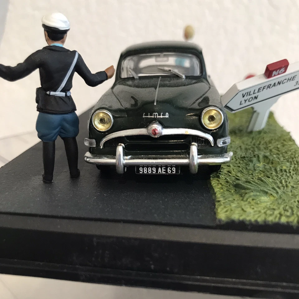 ALTAYA 1/43 DIORAMA LA ROUTE BLEUE RN7 -   LA SIMCA ARONDE - NEUF AVEC BOÎTE - Photo 2/4