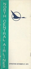 North Central Airlines system timetable 10/27/74 [0013] Buy 4+ save 25%