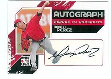 Martin Perez autographed Baseball Card (Texas Rangers) 2011 In the Game #A-MP