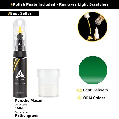 Touch up Paint for Porsche Macan Code: M6C Pythongruen