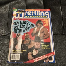 Pro Wrestling Illustrated Dec 1990 Sting Poster,legion Of Doom,Sgt Slaughter