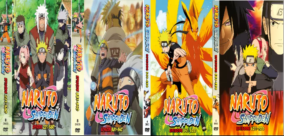 Anime DVD Naruto Shippuden Episode 1-500 Complete English Dub + FREE DVD  Boxset