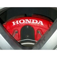 Set of 4x Curved HONDA Brake Caliper Decal Stickers Hi-Temp - 6 Diff Colors!
