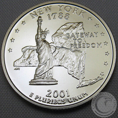 Cameo 2001 S PROOF CLAD /"Kentucky/" Statehood Washington Quarter Dollar