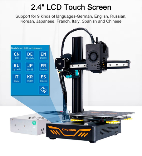 New Upgraded KP3S 3.0 Titan Extruder 3D Printer DIY Kit KINGROON PEI 3D Printer - 第 3/22 張圖片
