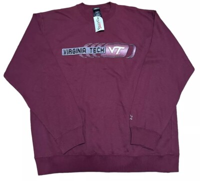 NEW VINTAGE Starter Team Sweatshirt Virginia Tech Mens XL Crewneck Deadstock