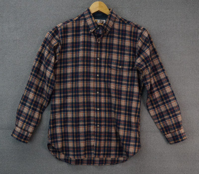Vintage Lobo by Pendleton Flannel Shirt Adult Medium Virgin Wool Multicolor