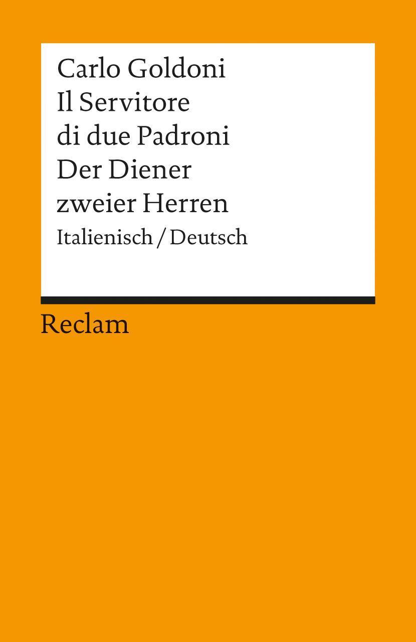 Thumbnail - Der Diener Zweier Herren / Il Servitore Di Due Padroni, Carlo Goldoni