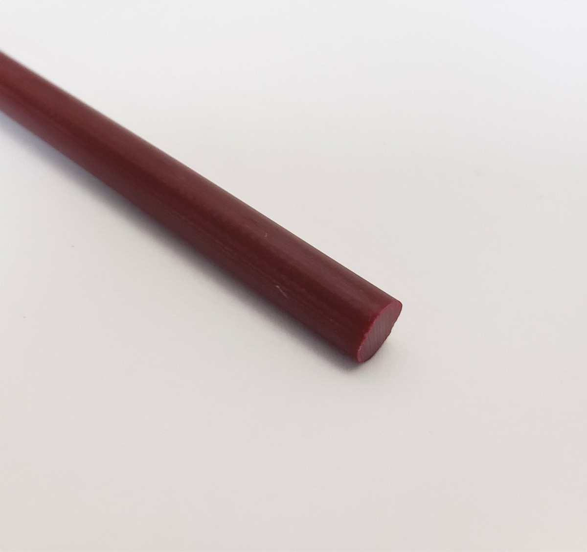 Red G10 .125" Dia. Rod X 12" Knife / Gun Handle Pins G-10 / FR4 - Foto 5