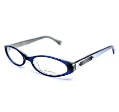 VERA WANG V194 AZ Azure Oval Womens Eyewear Eyeglasses Frames 49-18-135