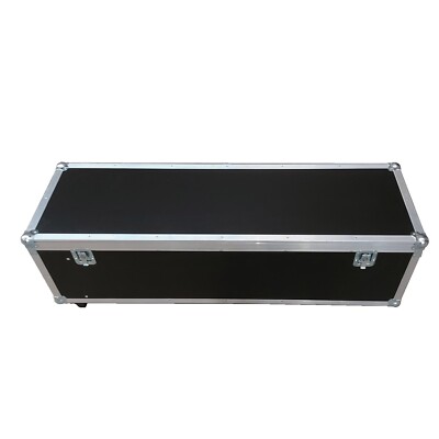 Transportcase Flightcase mit Rollen Kabelcase Truhe Kiste 126x36x22cm (64720)