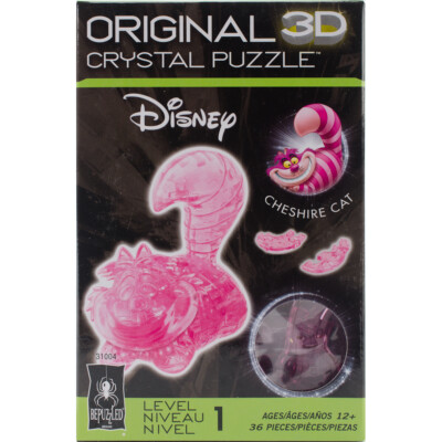 BePuzzled | Disney Cheshire Cat Original 3D Crystal Puzzle, Ages 12 and Up