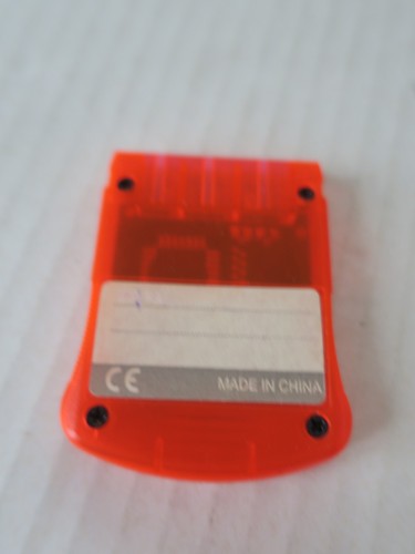 MEMORY CARD 1 MEGA ORANGE -- pour PLAYSTATION - JOYTECH - Foto 2 di 2
