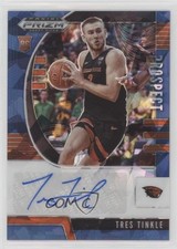 2020-21 Panini Prizm Draft Picks Prospect Blue Ice 37/75 Tres Tinkle Auto 0w77