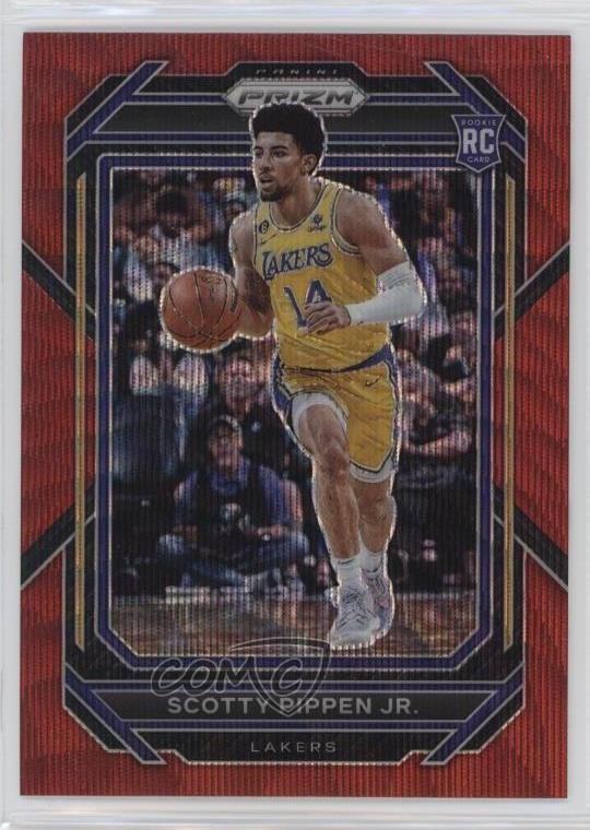 2022-23 Panini Prizm Ruby Wave Prizm Scotty Pippen Jr #232 jg5