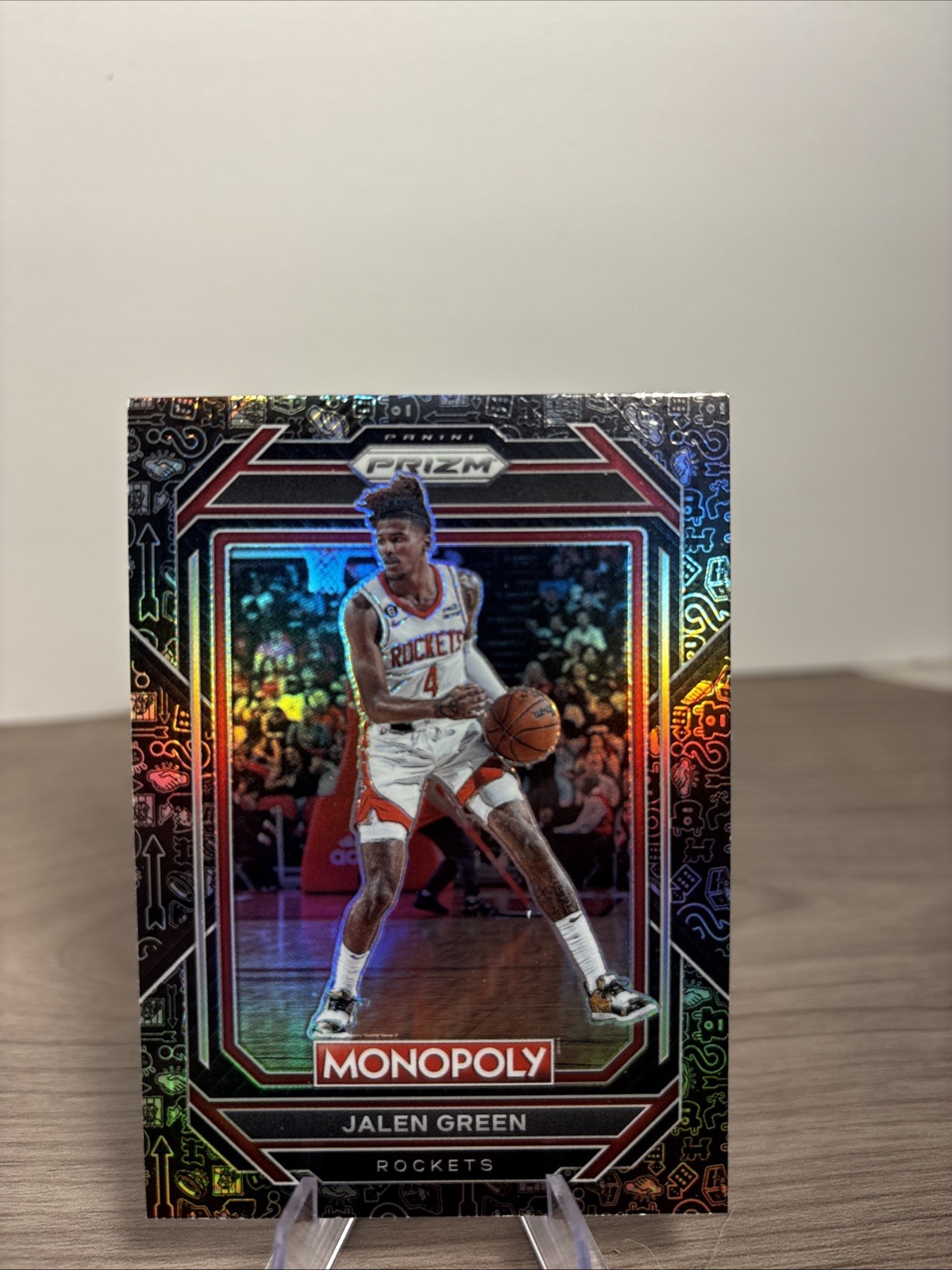 Jalen Green 2022-23 Panini Prizm Monopoly Black Icons Prizm #31 SP