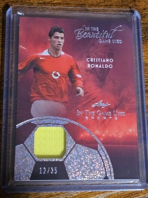 ⚽️ 2025 Leaf In The Game Used Cristiano Ronaldo Beautiful Patch Relic #d 12/35