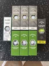 Callaway Chrome Tour  X  Lot 8 Sleeves - 24 Golf Balls Major / 360 / Triple 