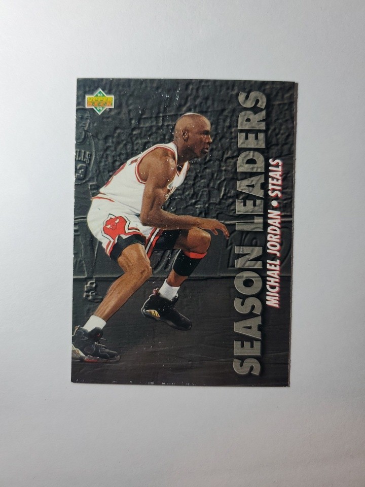 1993-94 Upper Deck - Season Leaders Michael Jordan #171 Surface Issues