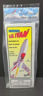 Semroc LIL IVAN Flying Model Rocket Kit #KV-49 Knightdale Model Rocket Sealed 