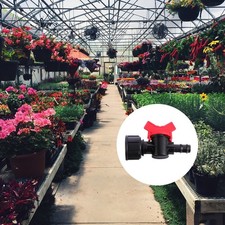 10 Pcs Barbed Ball Valve Switch Plastic Connector for 16PE Pipe 25mm Irrigation