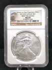 2013(S)  S$1 American Silver Eagle NGC MS 69 First Releases #6500
