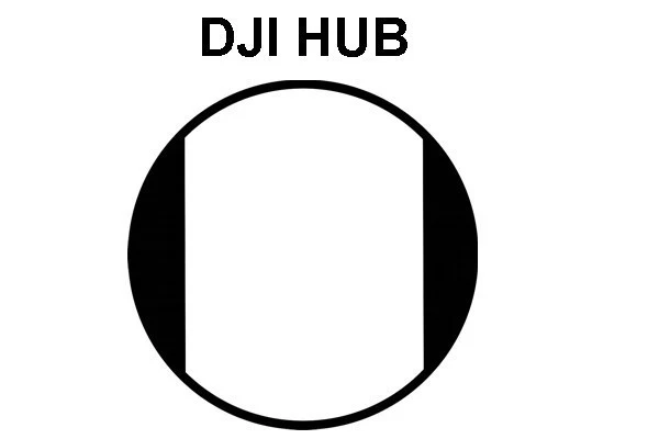 Nylon Propeller Paar 10x4.5 CW/CCW Luftschrauben für DJI Motoren HUB orange - Bild 2 von 2