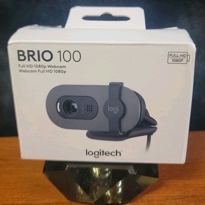 Logitech - Brio 100 1080p Full HD Webcam for Meetings and Streaming - Unopened 