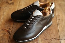 Hugo Boss Brown Leather Shoes Trainers Sneakers Men's UK 10 US 11 EU 44