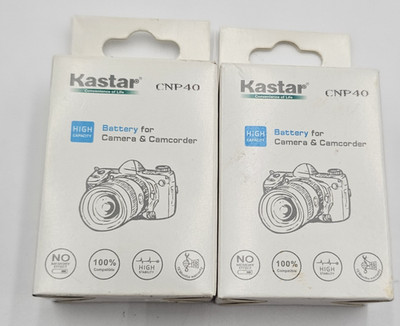 Kastar CNP40 Battery 2 Pack for Sony NP-BN1 Cyber-shot DSC W WX T Series Camera