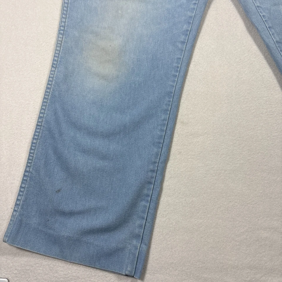 Wrangler Mens Jeans 38x30 Light Blue Vintage Y2K Baggy 90s Grunge Denim - Image 3 of 4