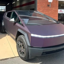 Cybertruck DIY PreCut Paint Protection Film Wrap Color Change Black Pinot Purple