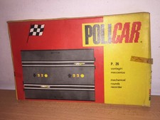 Policar voiture de piste 1:32 COMPTE-TOURS MÉCANIQUE P. 26 MIB vintage