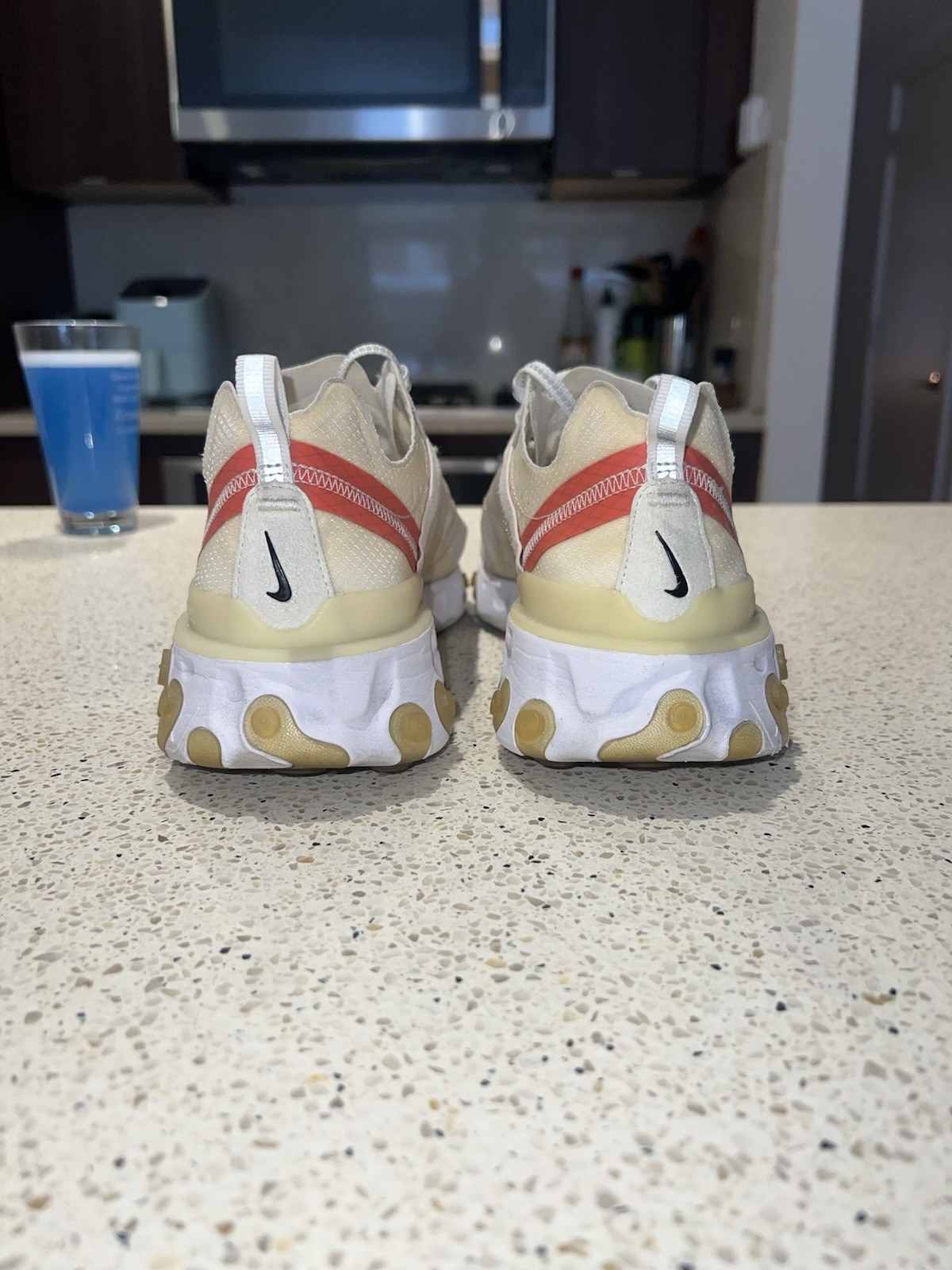 Nike React Element 87 Sail Light Bone M Size 10 A… - image 3