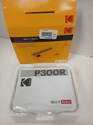 Kodak Mini 3 Retro Portable Photo Printer P300R, White