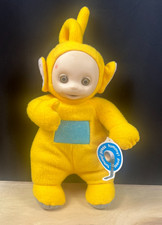 Vintage 1999 Yellow Teletubbies Laa Laa Talking Plush Playskool 12-Inch Tested