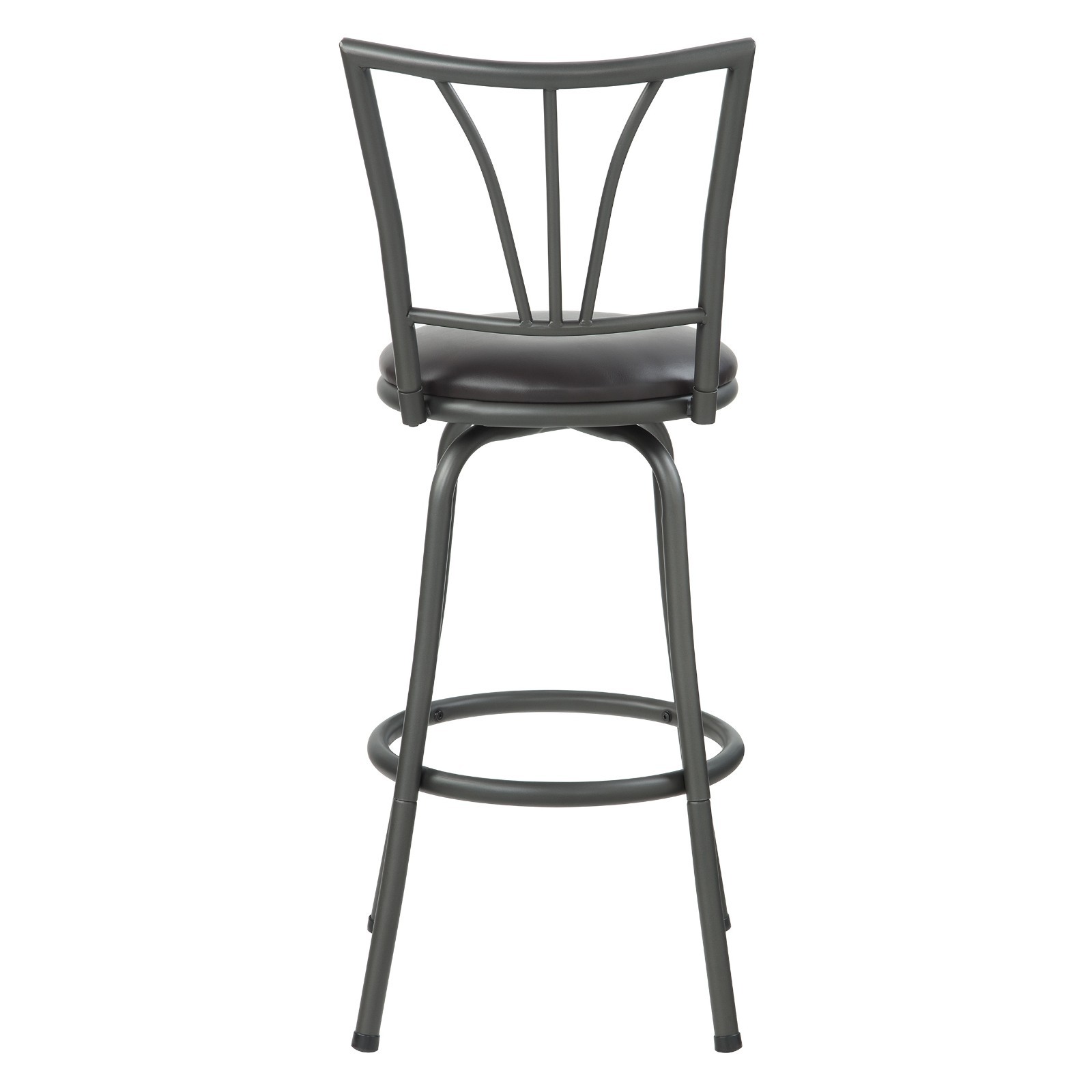 Azalea Park 3- Pack Adjustable Black Metal Swivel Barstool
