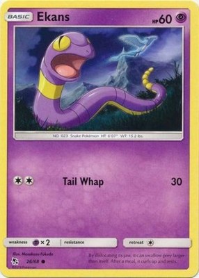 Ekans - 26/68 - Common - Lightly Played