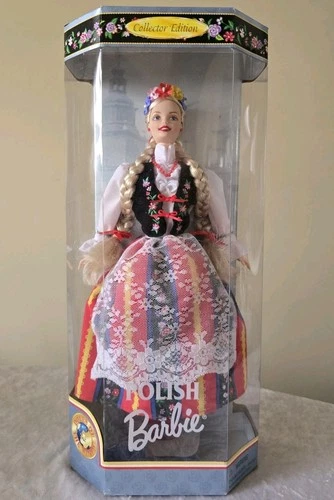Vintage Mattel Barbie 1997 Polish Barbie Doll, Dolls of the World. NRFB