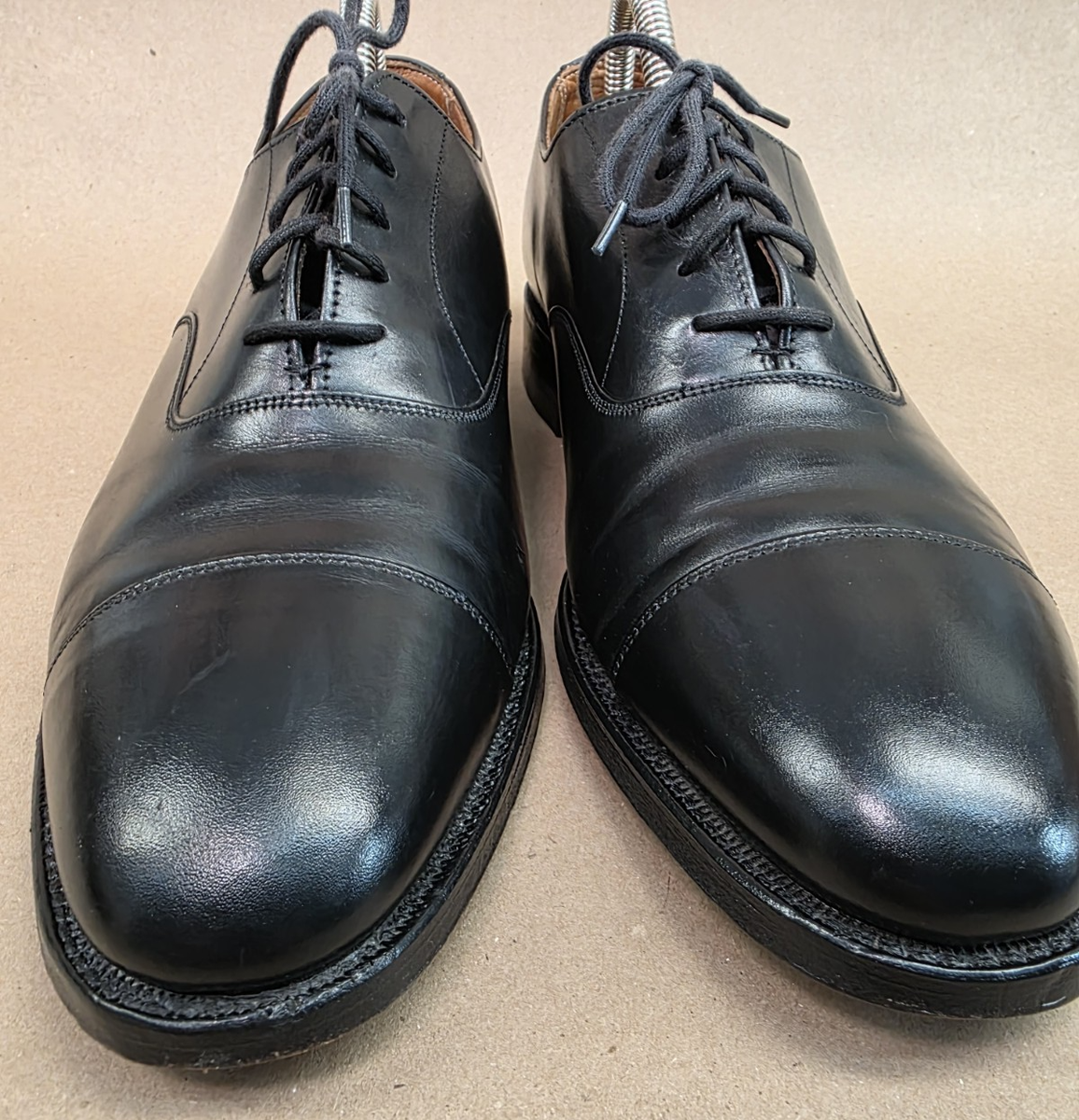 Church's Sz 9 EEE UK) 89 Last Royal Tweed by Cheaney Black leather