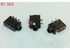 2pcs 3.5mm female audio connector 5 pin SMT SMD stereo headphone jack PJ-365 *m
