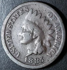 1885 INDIAN HEAD CENT - GOOD