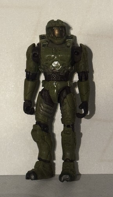 #ad Halo 2 Joyride 3 Inch Master Chief Action Figure Green Loose Clean Fast Shipping $19.49