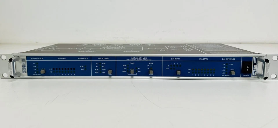 RME ADI-8 DS Mk III 24 Bit 192 kHz  8 Channel AD/DA Converter with AES PCIE card - Image 4 of 4