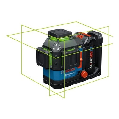 BOSCH GLL330-80CGL 18V Green-Beam Three-Plane Leveling Alignment Laser