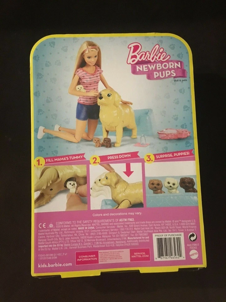 Nueva muñeca Barbie, mamá perro y cachorros Foto 2 de 2