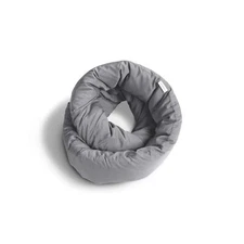 Huzi Infinity Pillow - Home Travel Soft Neck Scarf Support Sleep (Grey) Grey
