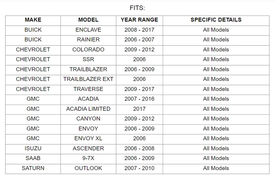 Pastilla de freno delantera de cerámica para Saab 9-7x GMC Envoy 2006-2009 4,2 L 5,3 L especificaciones originales Foto 2 de 3