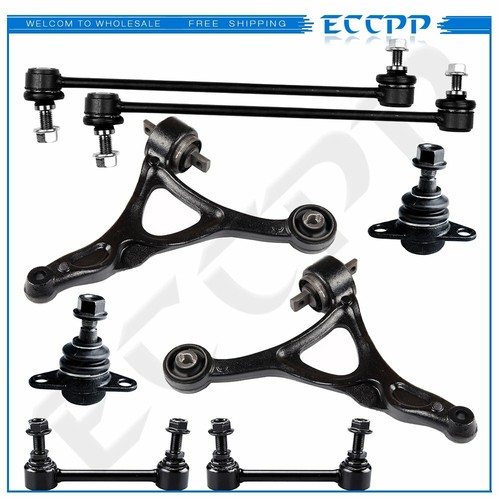 8PCS Fits 20032010 11 Volvo XC90 Front Lower Control Arms Sway Bars
