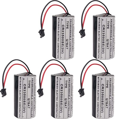#ad 5X type Q7BAT CR23500SE 3V 6000mAh PLC Battery for Mitsubishi Q PLC battery $189.99